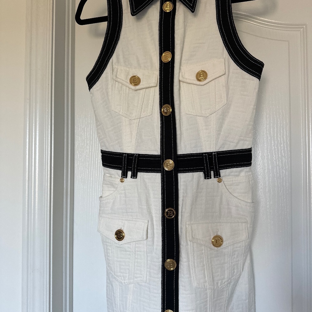 Balmain sleeveless Mini dress
